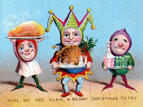 weird vintage christmas cards
